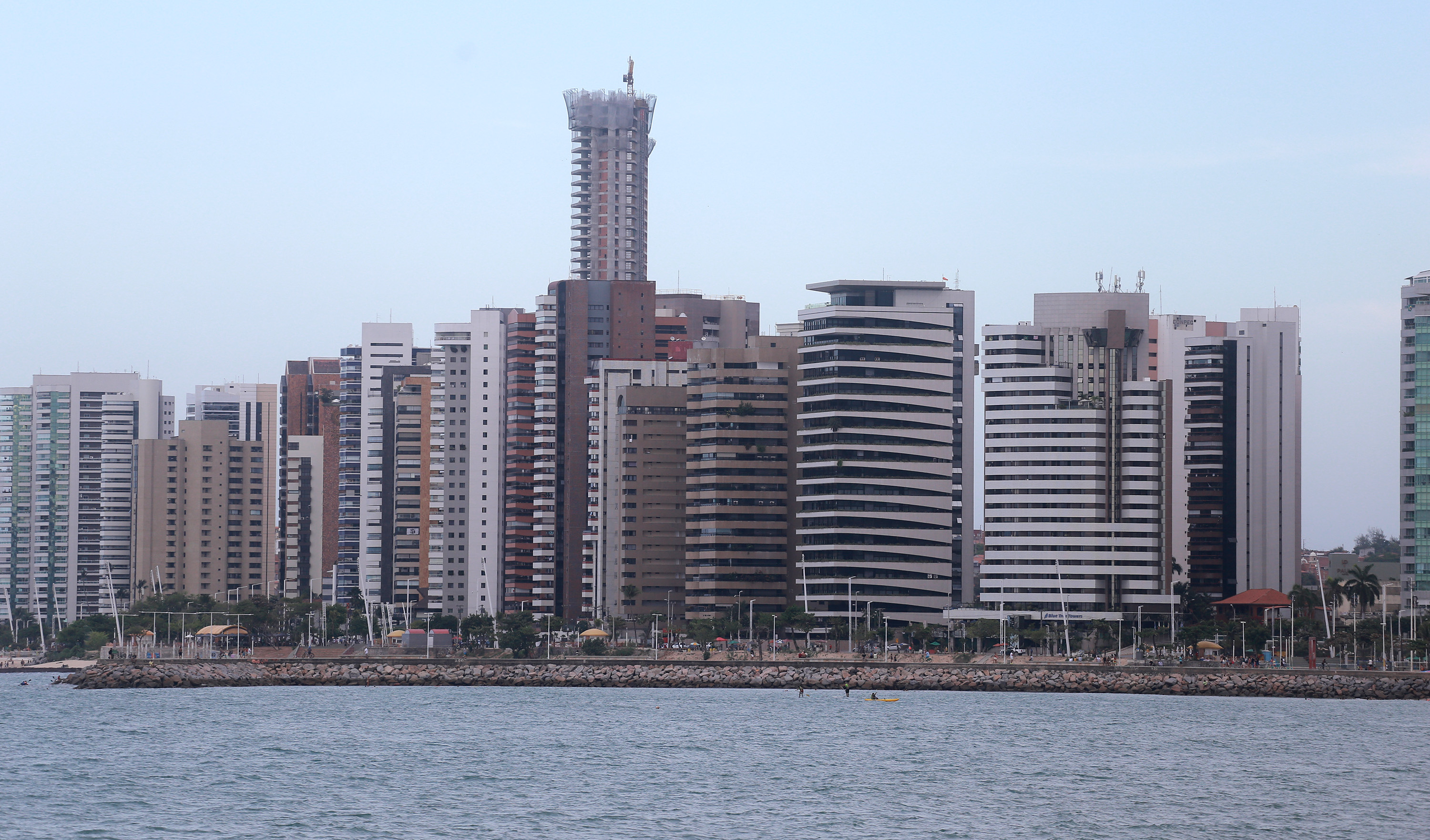 vista panorâmica da av. beira-mar